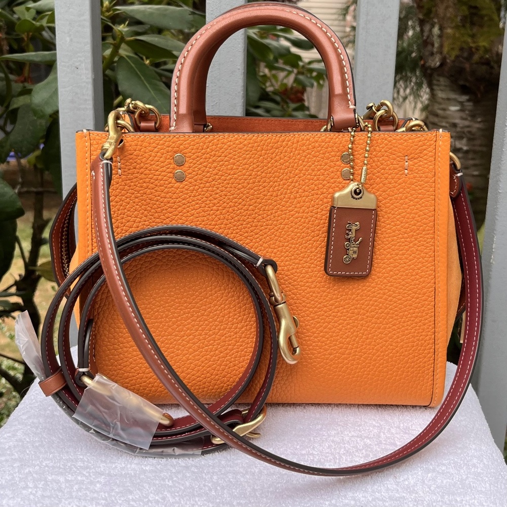 Coach Rogue 25 in Papaya